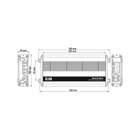 Blam Ra 804 D 4 Canali Amplificatore Digitale 4 Canali